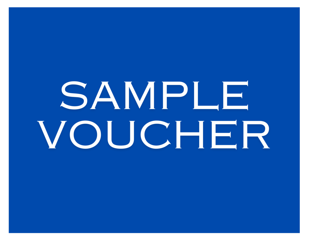 SAMPLE VOUCHER