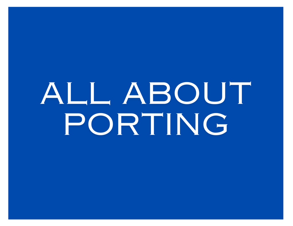 ALL ABOUT PORTING