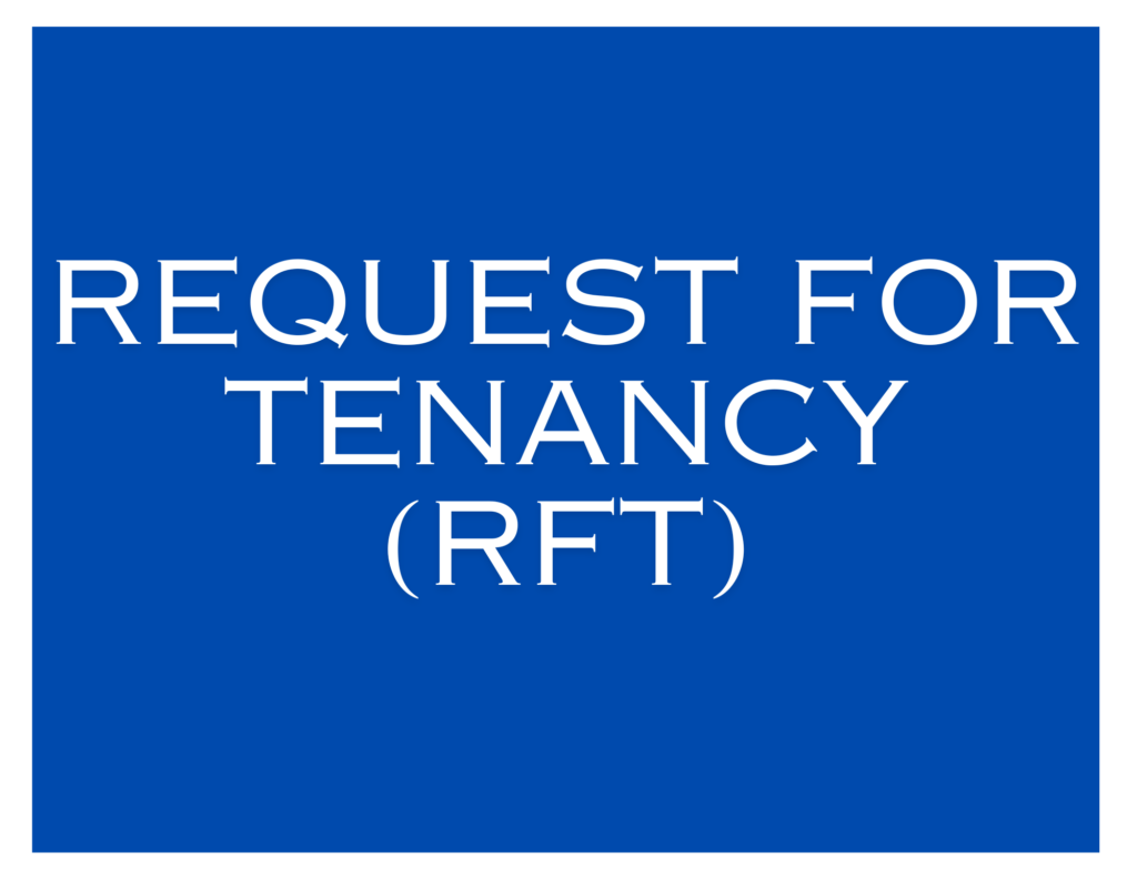 REQUEST FOR TENANCY (RDT)