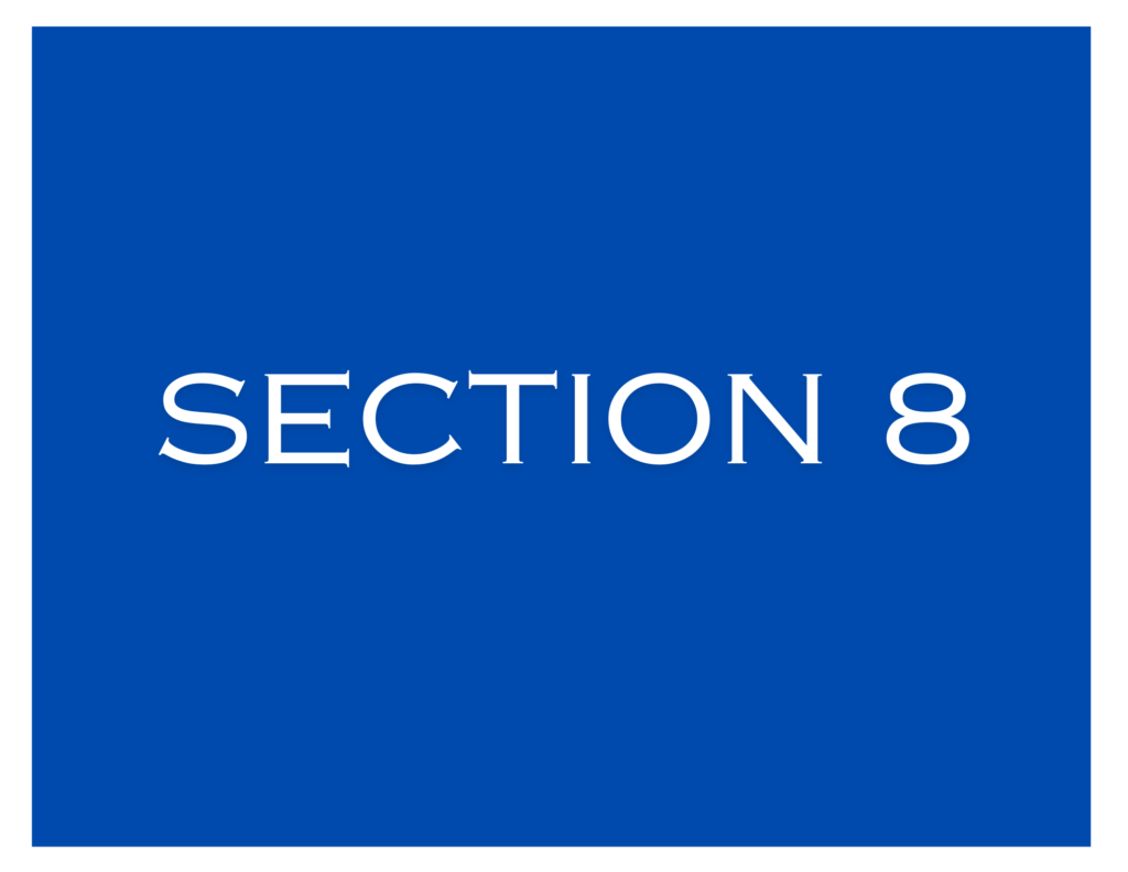 SECTION 8